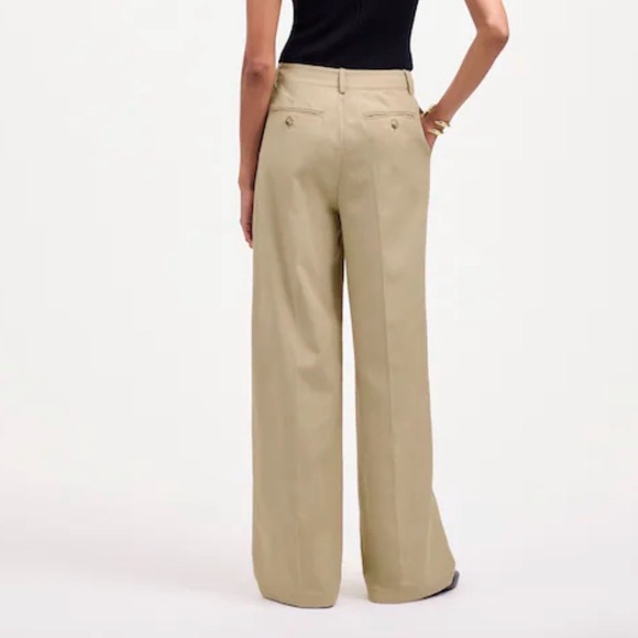 NWT Madewell The Petite Harlow Wide-Leg Pant in Drapey Twill - Picture 2 of 4